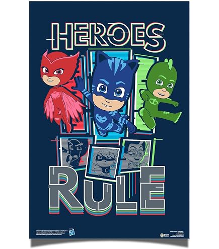 Amazon.com: Trends International PJ Masks - Powers Wall Poster